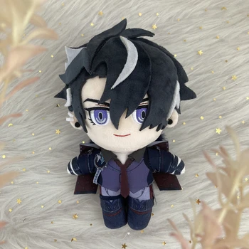 20cm Anime Genshin Impact Wriothesley Cosplay muñeco de peluche personaje de juguete lindo almohada de peluche suave regalo de Navidad y Halloween