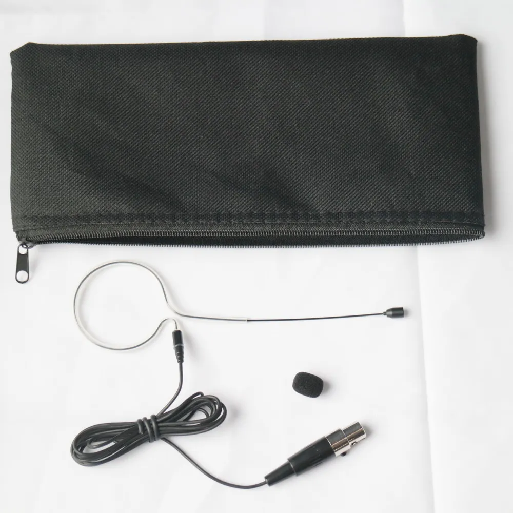 W22 Black Single Ear Headset Microphone For Shure Wireless Mini XLR 4Pin