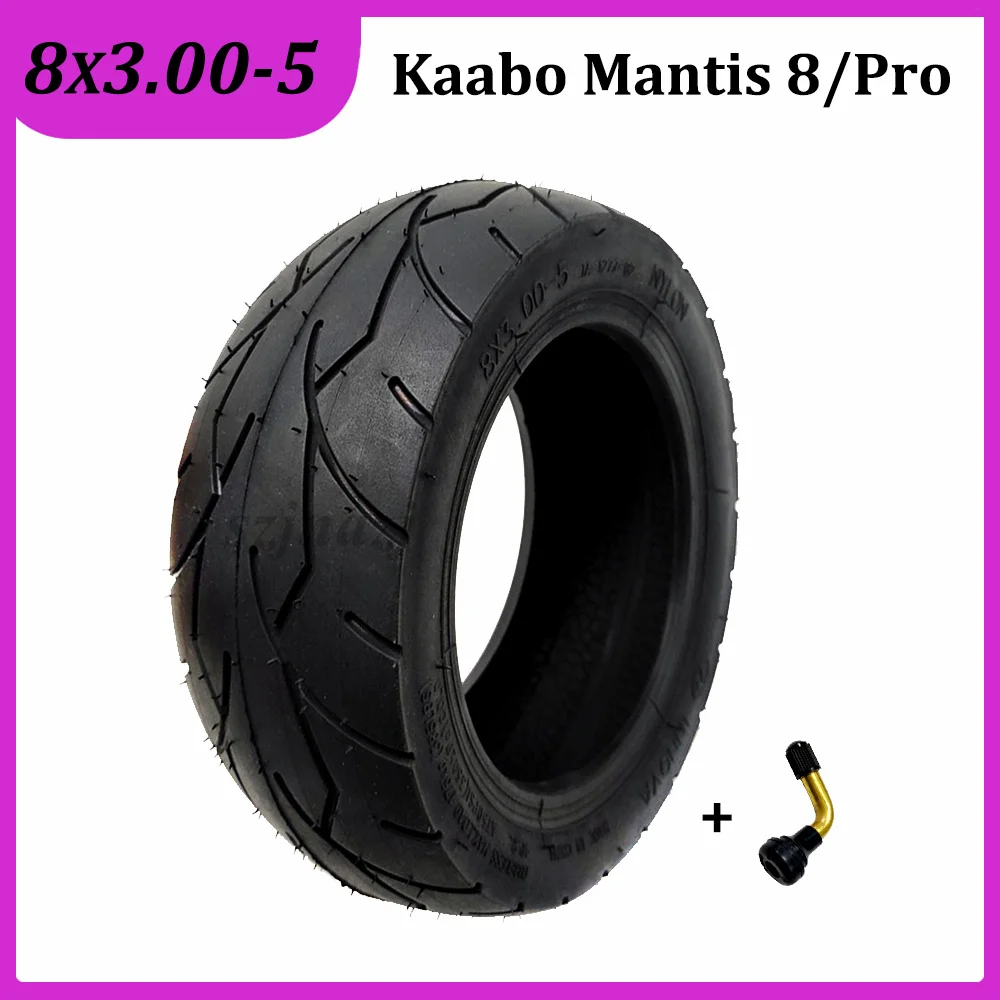 Original 8x3.00-5 Tire for Kaabo Mantis 8 Pro Electric Scooter Tubeless Vacuum Tyre