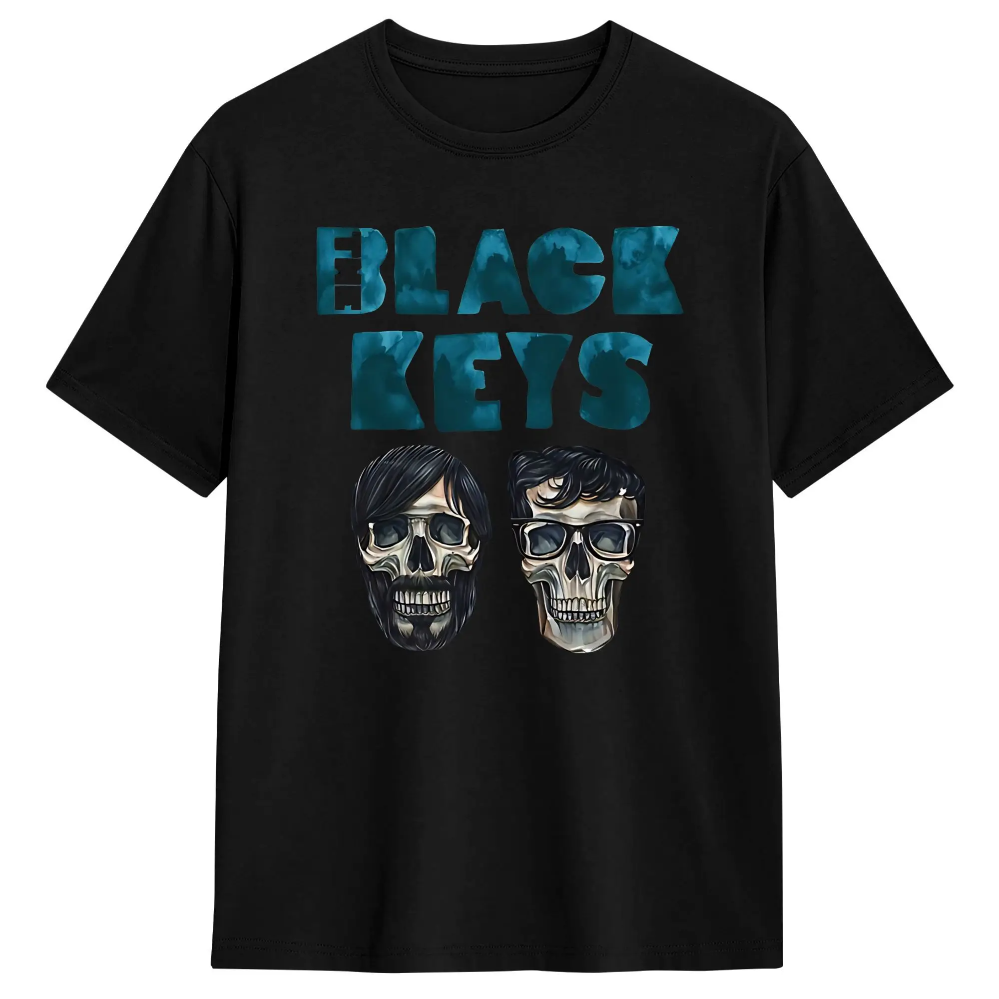 The Black Keys Band on Tour 2026 T-Shirt Summer Trendy Cool T-Shirts Men Cotton O Neck Plus Size Top Tees Short Sleeve Tshirt