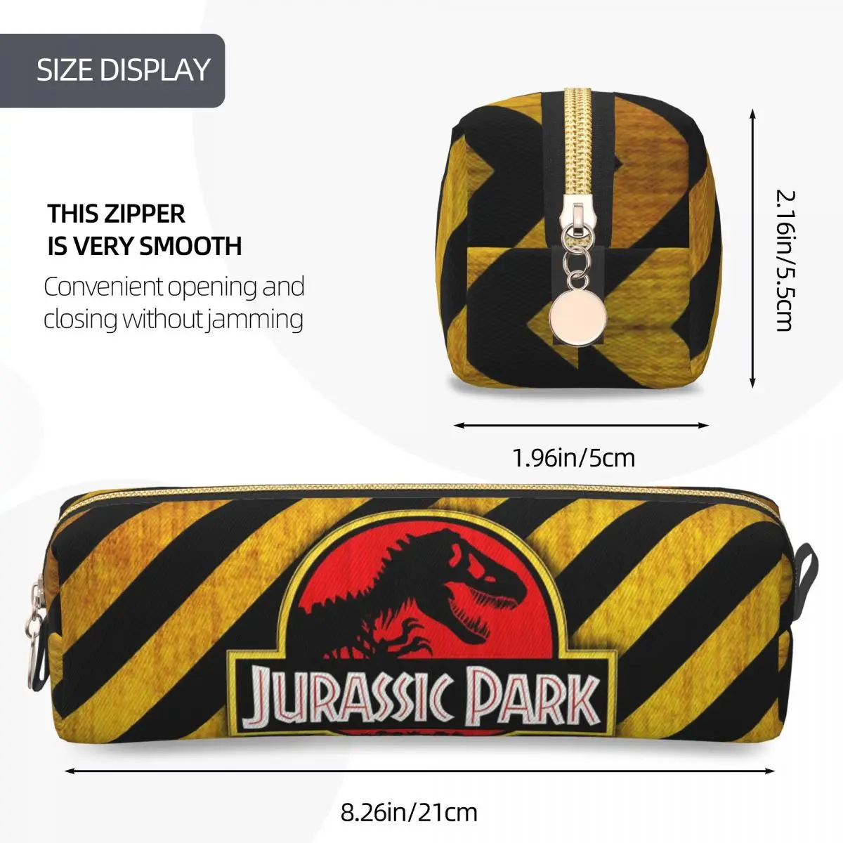 Ancient Animal Giant Dinosaur Pencil Case Jurassic Park Pencil Box Pen Holder for Girl Boy Large Storage Bag School Stationery