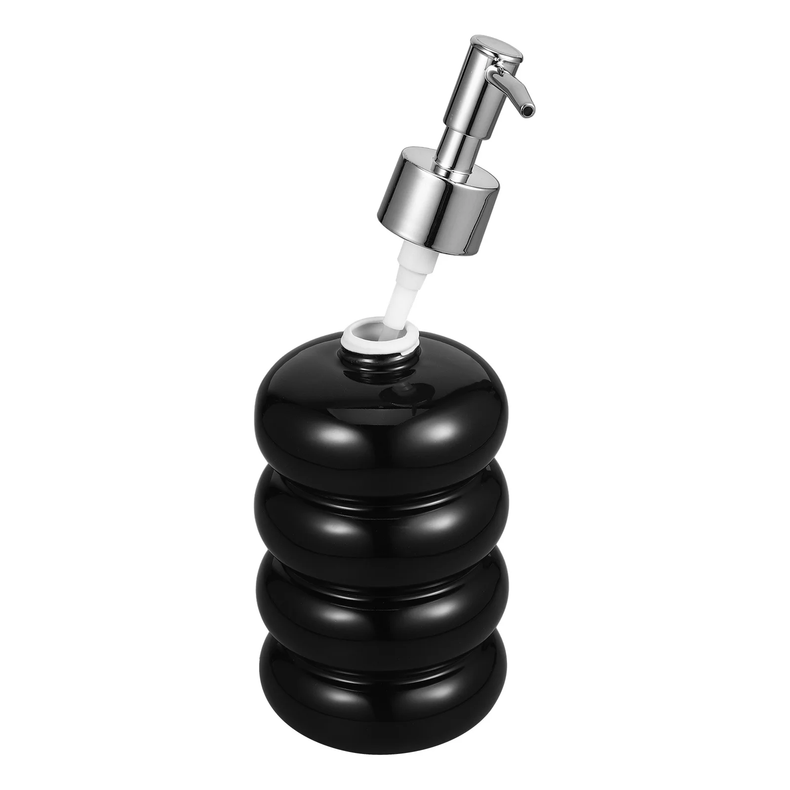 

Ceramic Soap Dispenser Refillable Shampoo Lotion Bottle Hand Wash Liquid Soap Pump Bathroom Kitchen Use Shampoo Dispenser