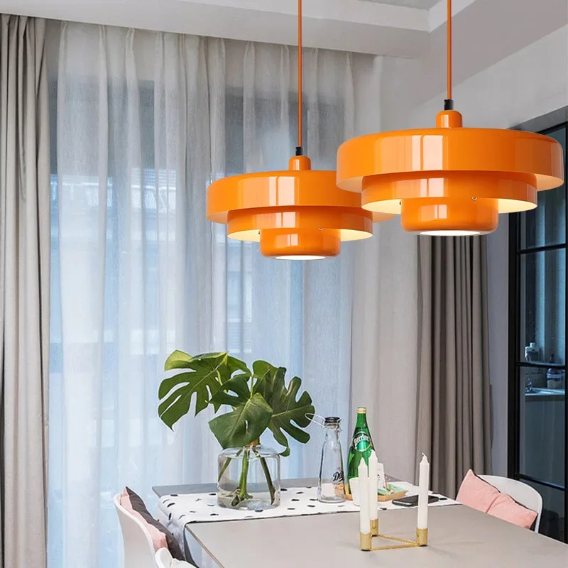 Danish Designer Vintage Led Ceiling Pendant Lamps Restaurant Study Coffee Bauhaus Cake Light Housedecor Suspension Lighting