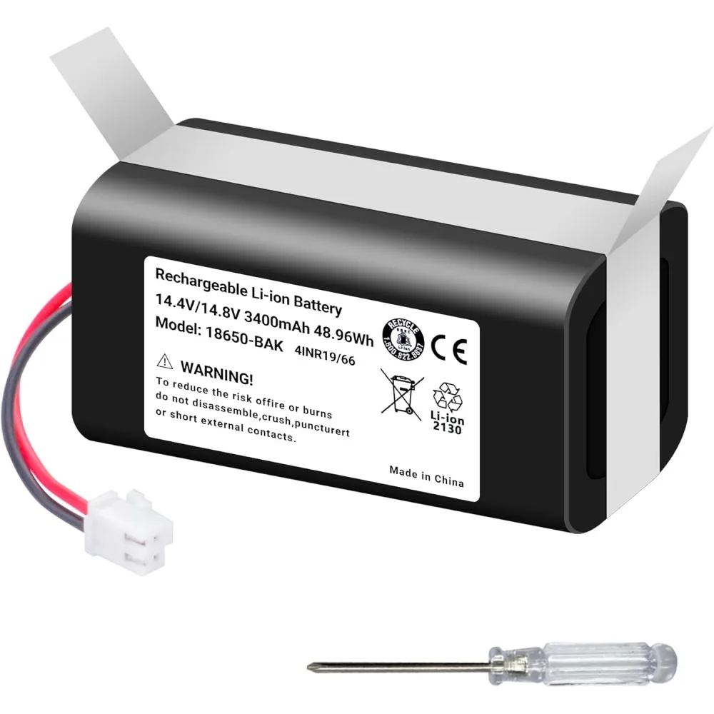 RVBAT850 Batería para Shark Ion R75, R85, S87, RV761, RV771,RV850C, RV1000S, RV1001AE, RV1100VL, UR1000SR, RV700_N, RV720_N