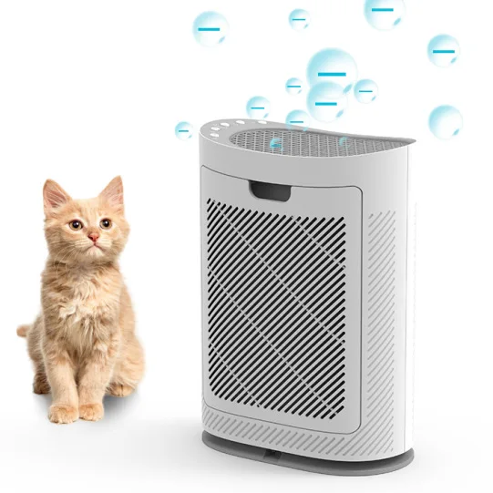 Pet air purifier absorbs hair to remove aldehyde and odor