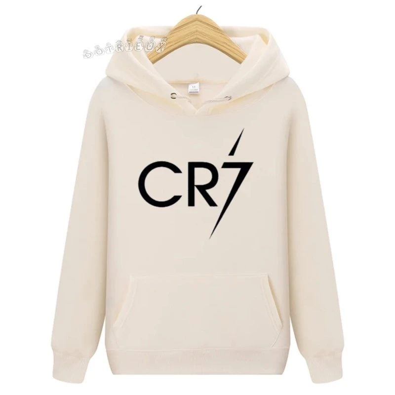 Autumn Winter CR7 Football Star Hoodies Men's Warm Fleece Print Men Women Pullover Streetwear Sweatshirts Pullovers Unisex Tops