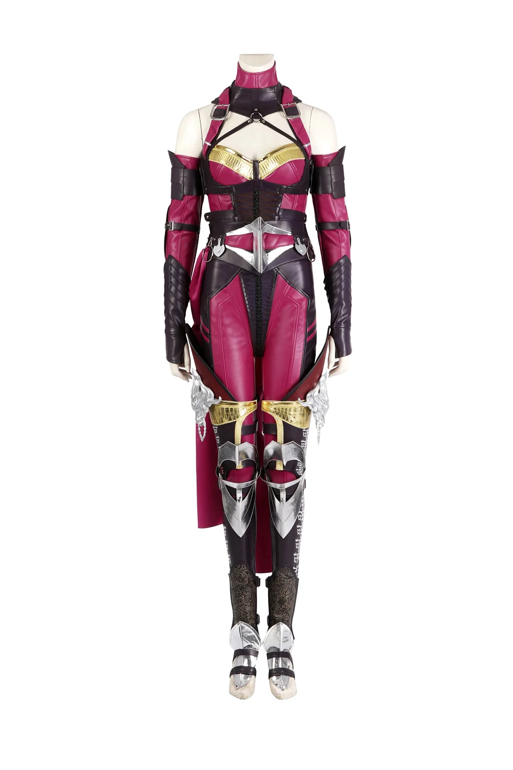 Halloween Carnival High Quality Game Mortal Kombat 1 Mileena Cosplay Costume Mileena Sexy Purple Battle Suit Full Set with Mask