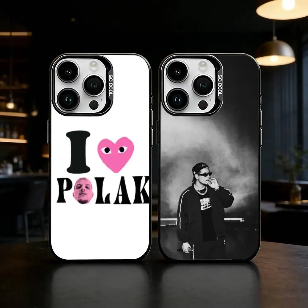 

PLK French Rapper Mathieu Phone Case For iPhone 17,16,15,14,13,12,11,Pro Max,Plus Candy Silver Cover