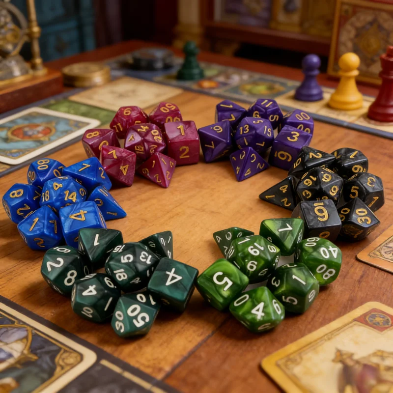 

7 шт. DND Dice 7 шт./компл. многогранные кубики для ролевых игр D & D TRPG, настольные игры, игральные кости в подарок, развлекательные аксессуары