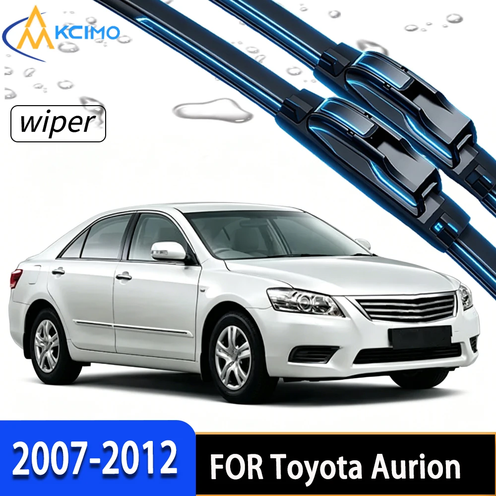 

Premium Front Windscreen Wiper Blades Durable Rubber Stable All-Weather Performance For Toyota Aurion XV40 2007-2012