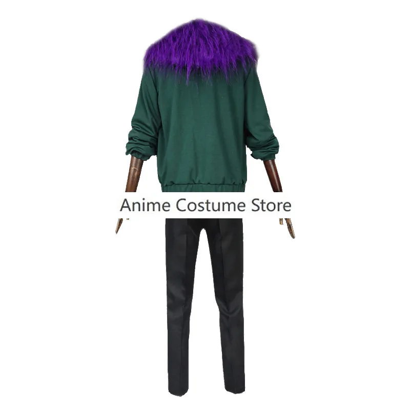 Костюм для косплея Аниме Boku «Нет героев Академии» Chisaki Kai, костюм для косплея «Моя геройская Академия» для мужчин и женщин, зеленая униформа, куртка, парик
