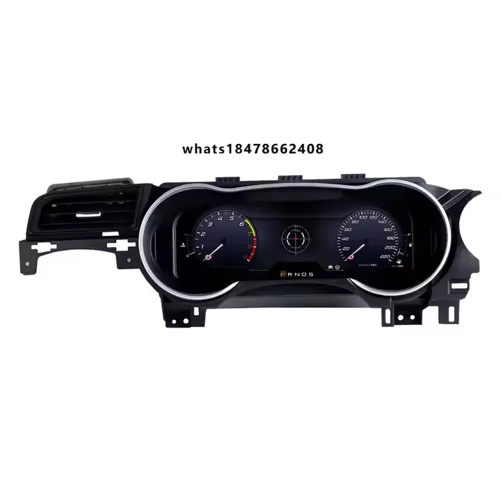 

12.3inch LCD Car Dashboard Digital Cluster Car Speedometer for Mustang 2015-2021 Oil Gauge Instrument