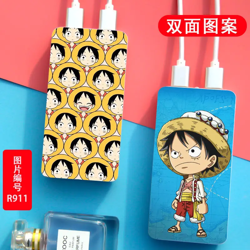 One Piece Power Bank 20000mAh Large Capacity Fast Charge Luffy Sauron Escartoon Anime Cute Tide Brand