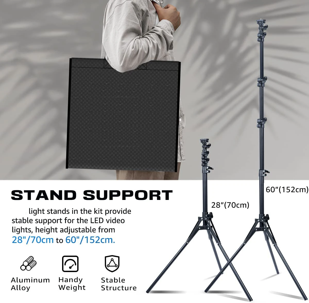 LED Video Light Professional Photo Studio Kits Photography Lighting for Shooting Collection Portrait YouTube Streaming Tiktok