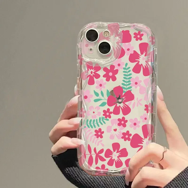 Flower Phone Case For Huawei Honor 300 Pro 90 Lite 20 50 SE Nova 5T 11 7 9 10 P30 P40 Mate 30 40 Pro Soft Shockproof Clear Cover