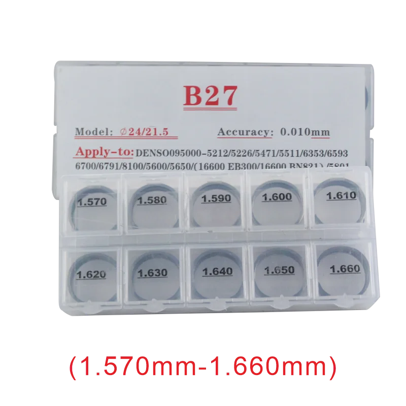 50 Pieces B27 Gaskets per Box for Common Rail Adjustment Compatible with Bosch Fuel Injectors Nozzles And Automotive Use