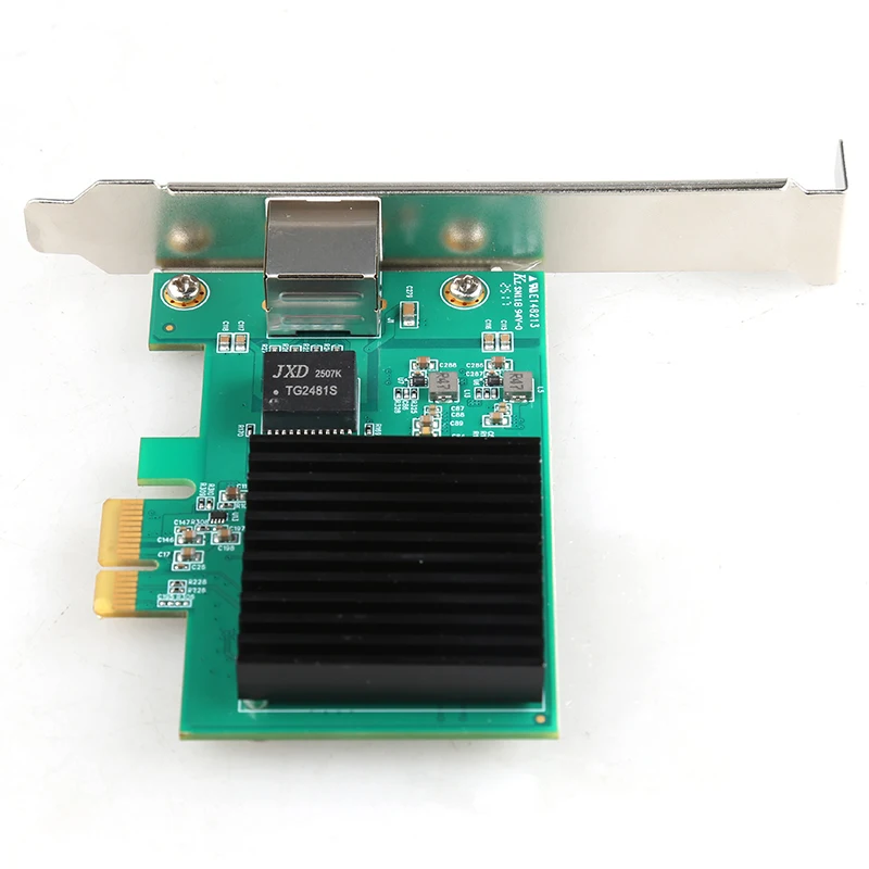 1 Port PCIe 10G Ethernet Network Card  PCIe4.0-1X 10G RJ45 Lan Card for Realtek8127(PXE) Multi-Gigabit Network Speeds