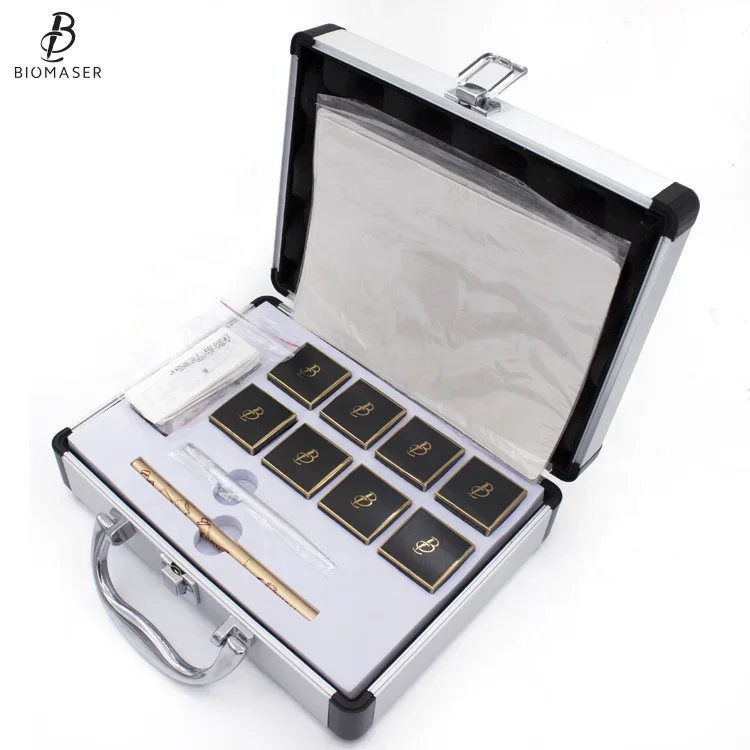 3D Brow Permanent Makeup Kit Biomaser Professional Eyebrow Microblading Pigment Kit Tattoo Ink Kit De Maquillaje Permanente