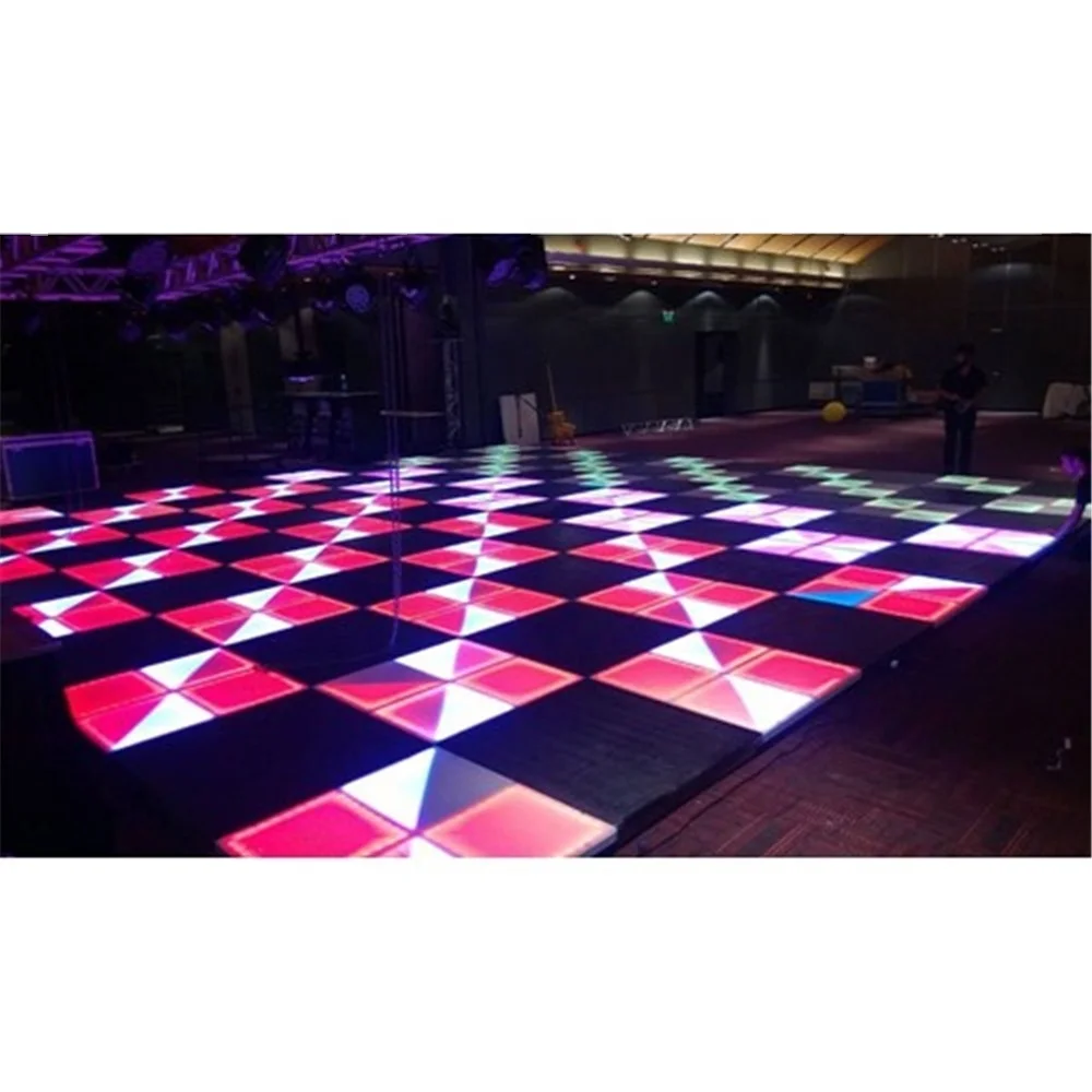 Outdoor P4.81mm LED Dance Floor Screen Outdoor Fixed Floor Screen Interactive/Non-interactive LED Dancing Floor Screen