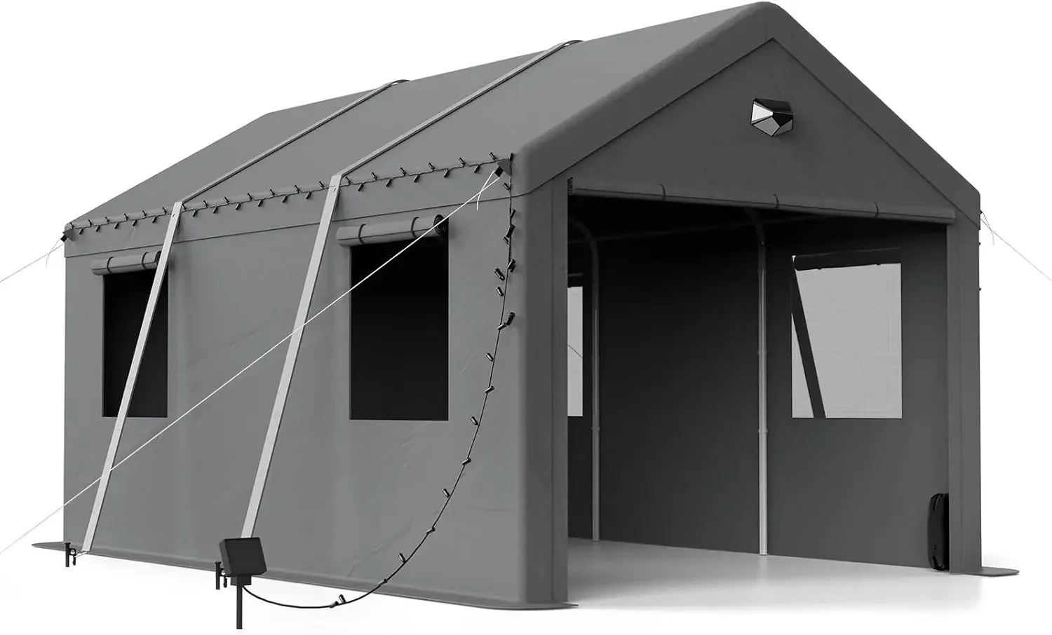 

Carport Canopy 10x16 Heavy Duty, Carport Canopy, Portable Car Port Garage, Car Shelter All Weather, Grey