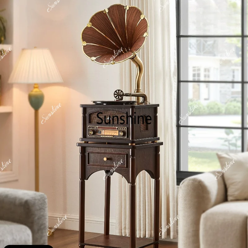 American Retro Phonograph Home Living Room Ornament Bluetooth Stereo Old-Fashioned