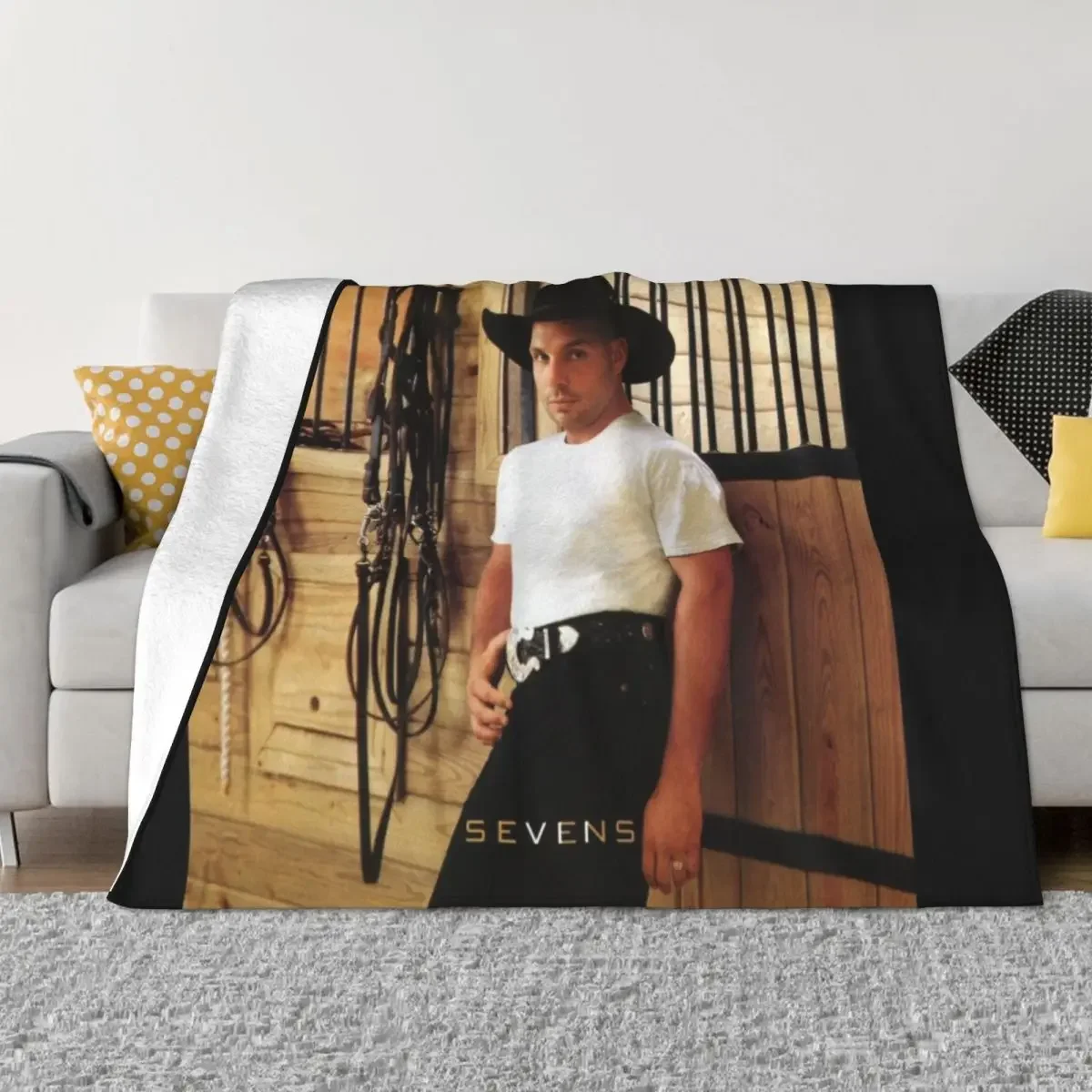 

Garth Brooks Sevens Throw Blanket christmas decoration Vintage Bed linens Luxury Brand Blankets