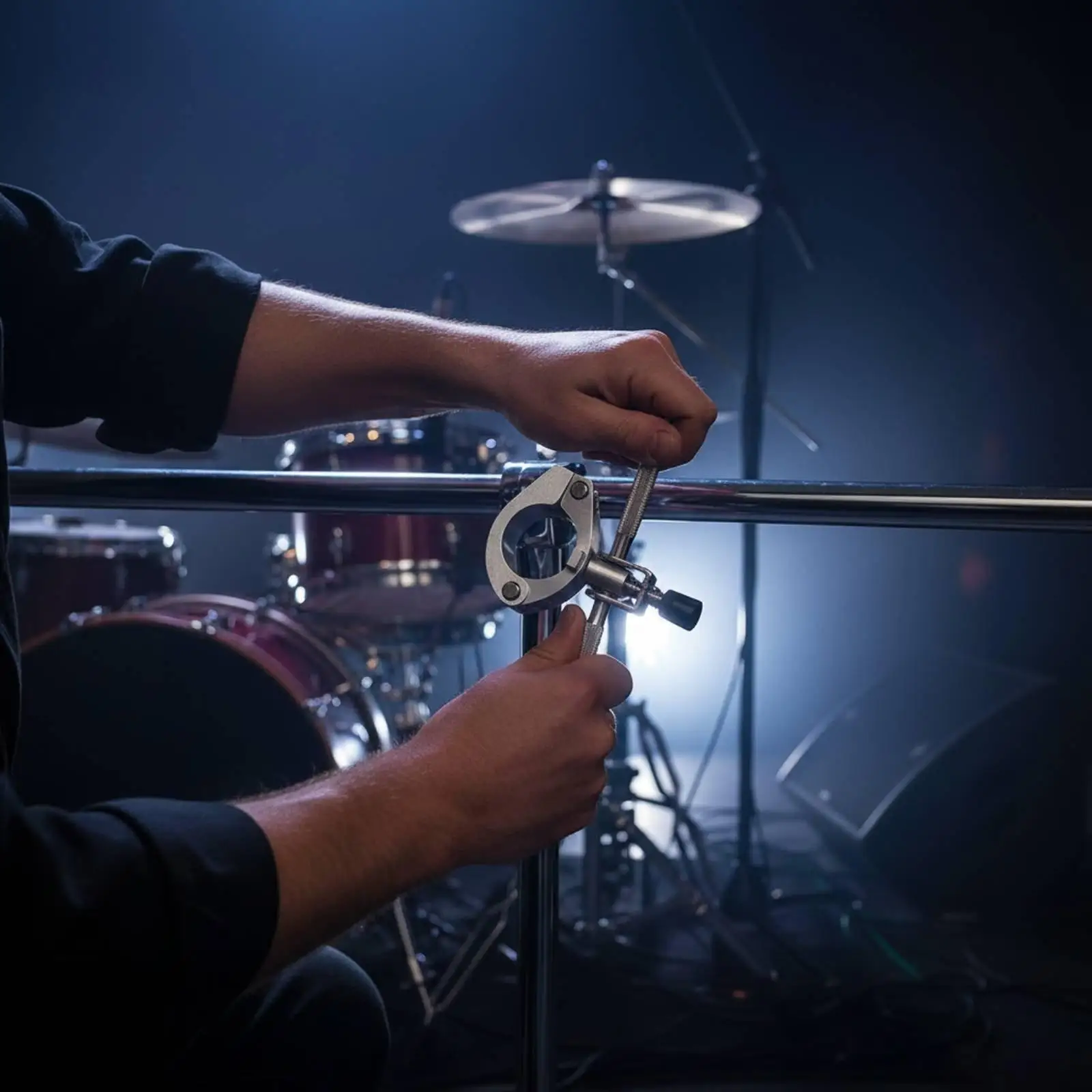 Drum Bracket Clamp Multi Angle Percussion Rack Tube Mount Drum Hardware Accessory for Drum Set