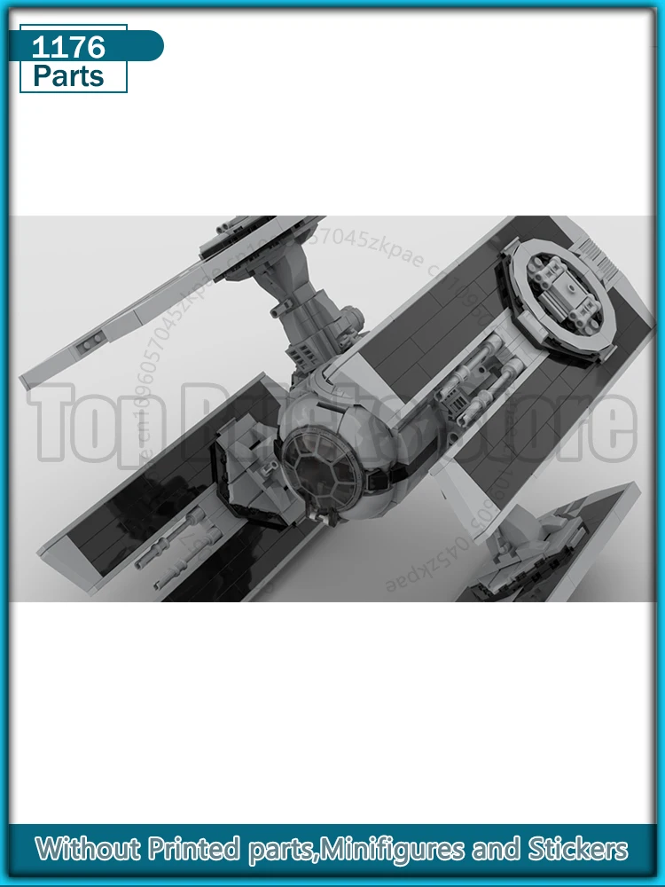 Movie Battle TIE Harpoon Starfighter Moc Building Blocks Diy Assemble Technology Educational Bricks Creative Display Xmas Toys