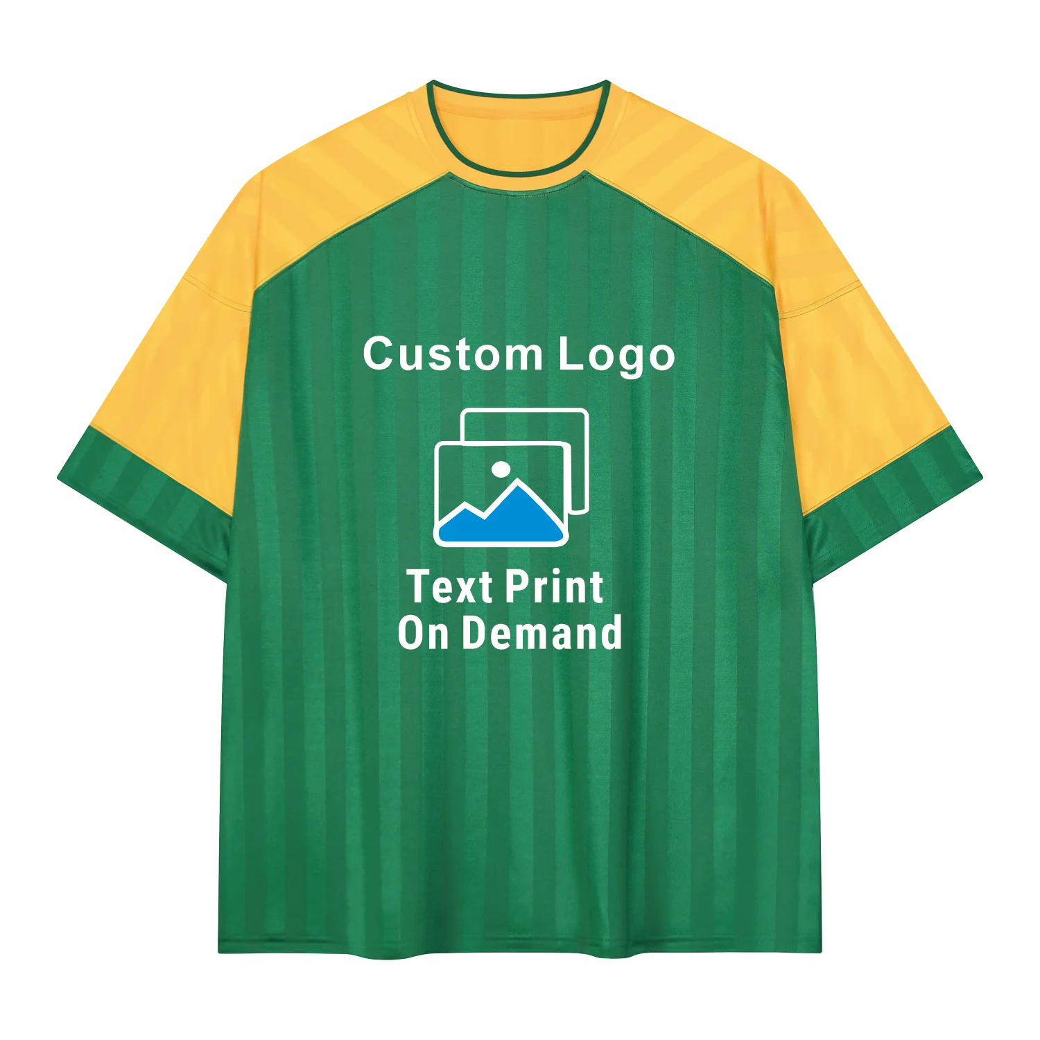 Custom Printed V-Neck Quick Dry T-Shirt Summer Mesh Breathable Tee Casual Sports Loose Fit V Neck Tops Team Custom Logo Printed