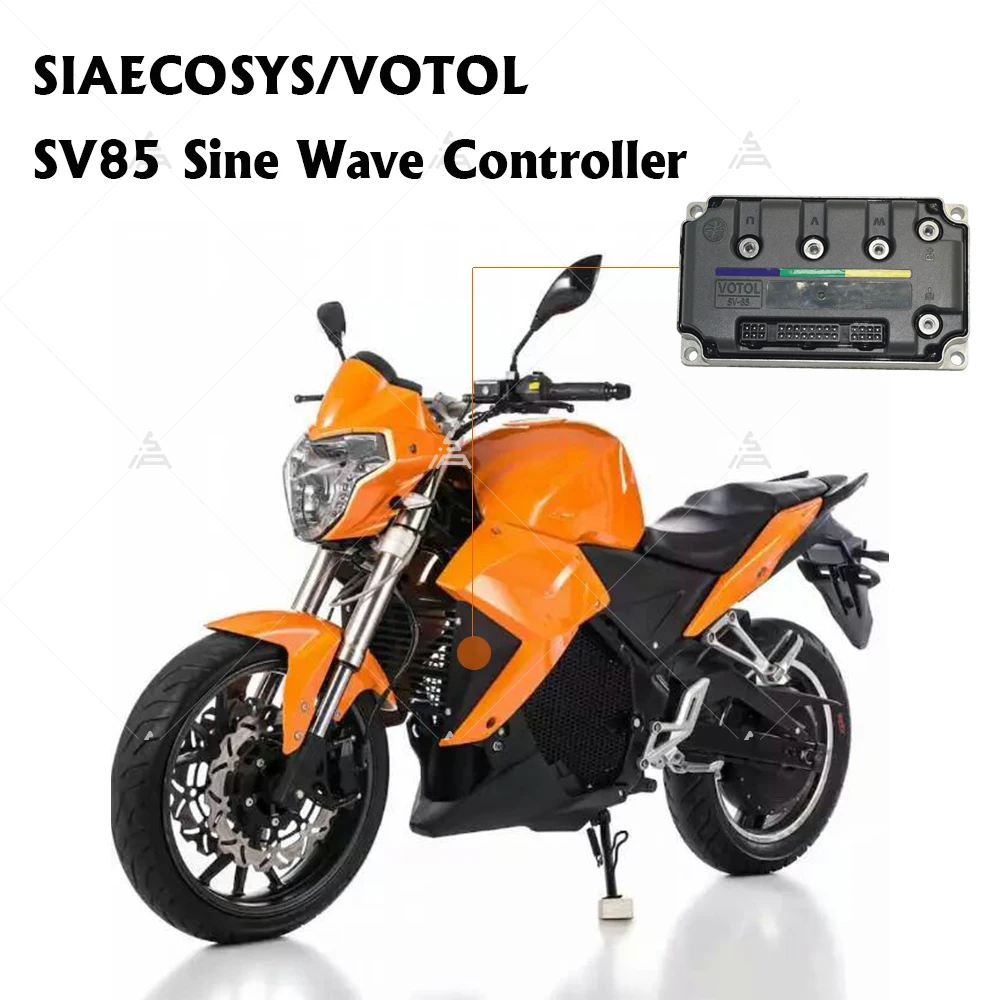 Votol SV85 72V 2000W 49A Rated 245A Peak Programmable Sine Wave Controller IP67 Waterproof for E-Motorcycle