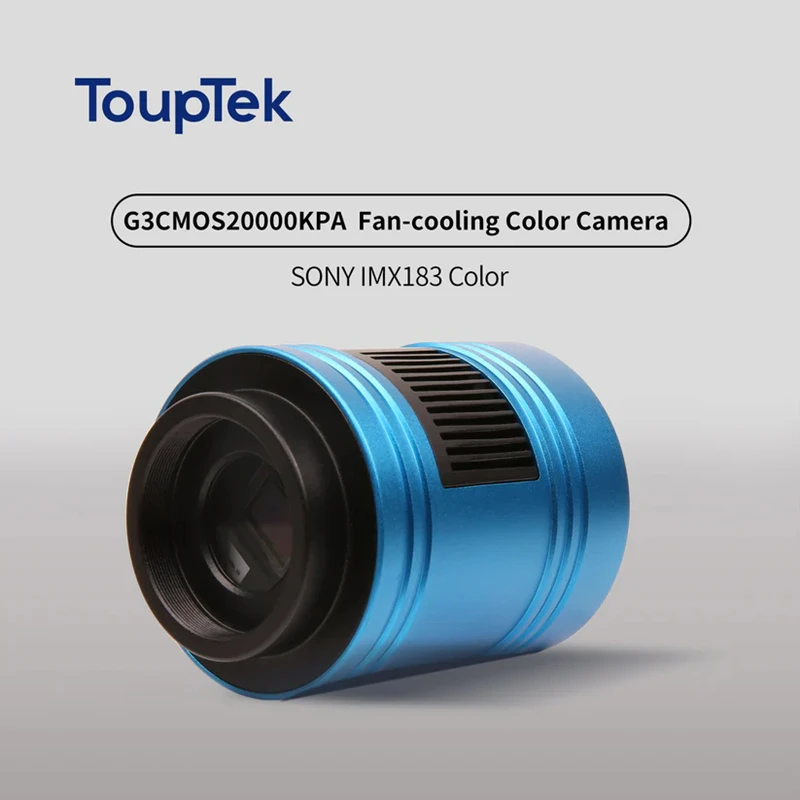 ToupTek G3CMOS20000KPA Planetary Cameras Fan-Cooling Color IMX183 Astronomical Photography