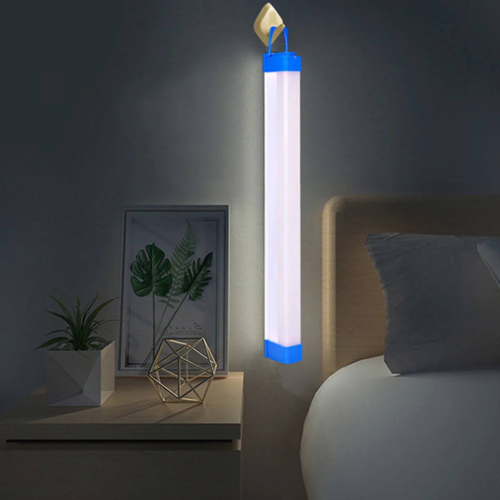 

1Set LED Under Cabinet Light USB Removable Emergency Strip Lamp Blue Waterproof Absorption Hook Hanging Multipurpose Closet