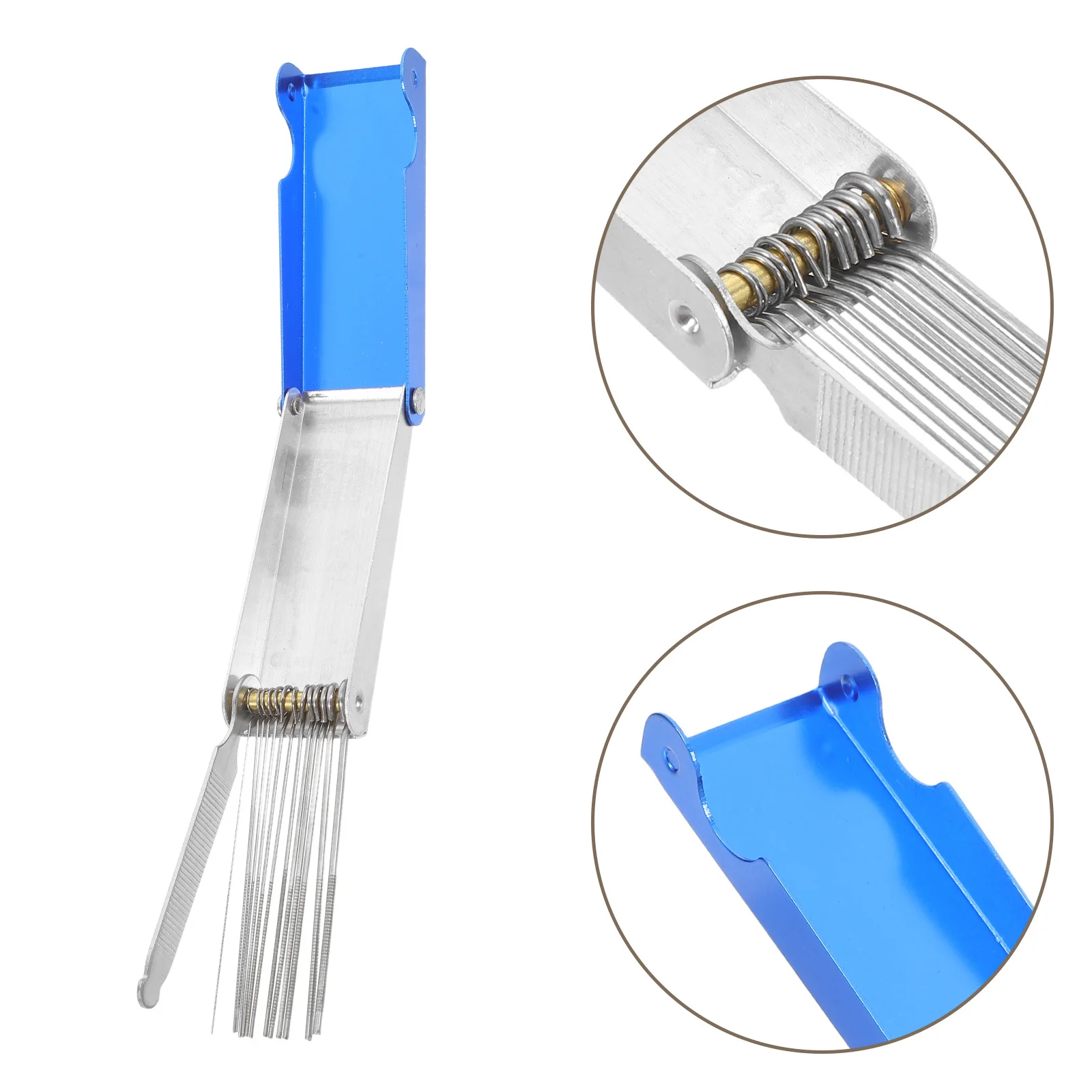 

13Pcs Tube Cleaning Brush Needle Set for Welding Tip Cleaner Tools Stainless Steel Picks with Portable Aluminum Case