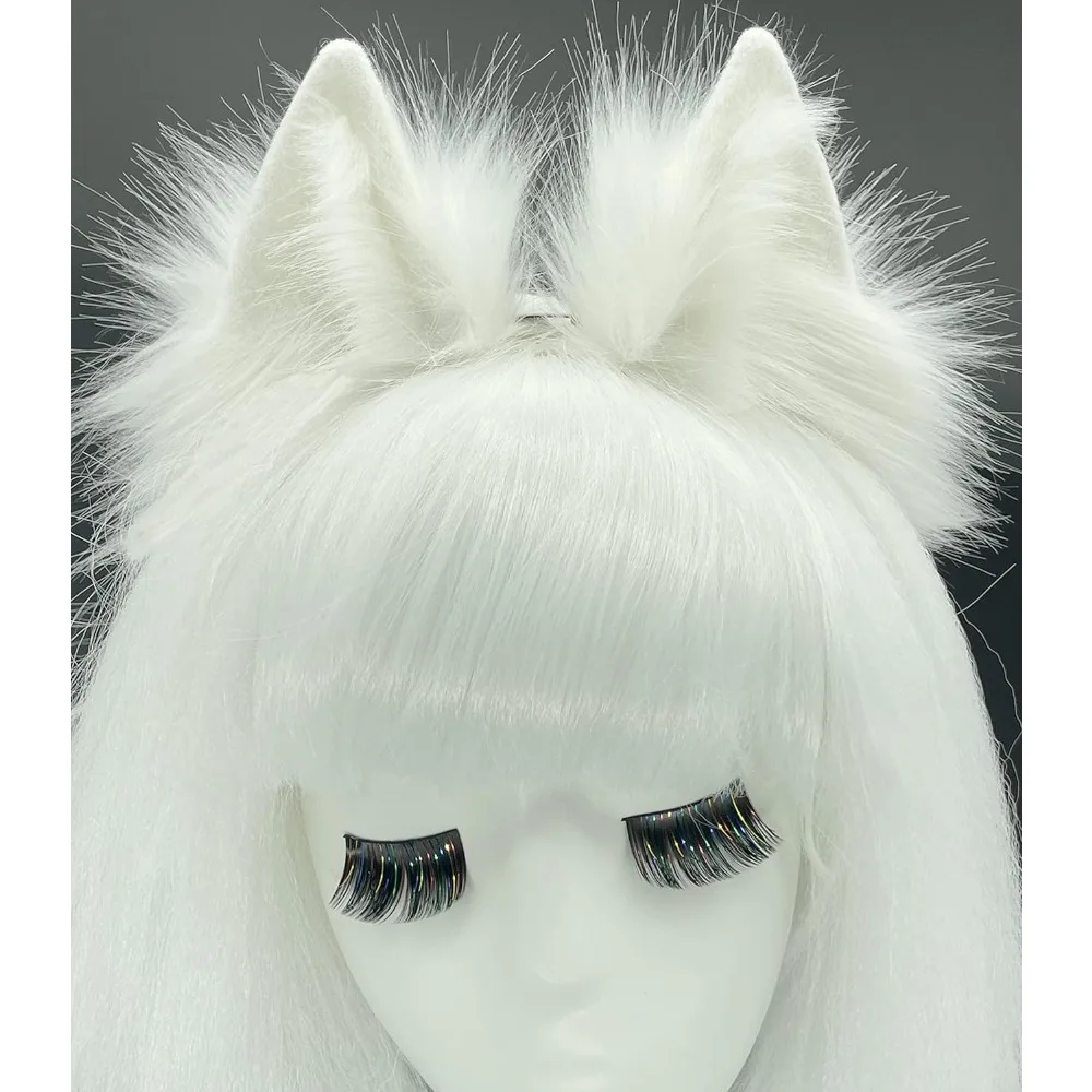 Handmade Cat Ears Cosplays,Animal Headbands, Fox Wolf Animal Ears, Costume Headwear Halloween Costume