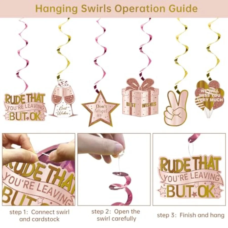 زينة الحفلات التي قالها أنك لافتة حظًا سعيداً، سوف نفتقدك وداعًا، وداعاً #6