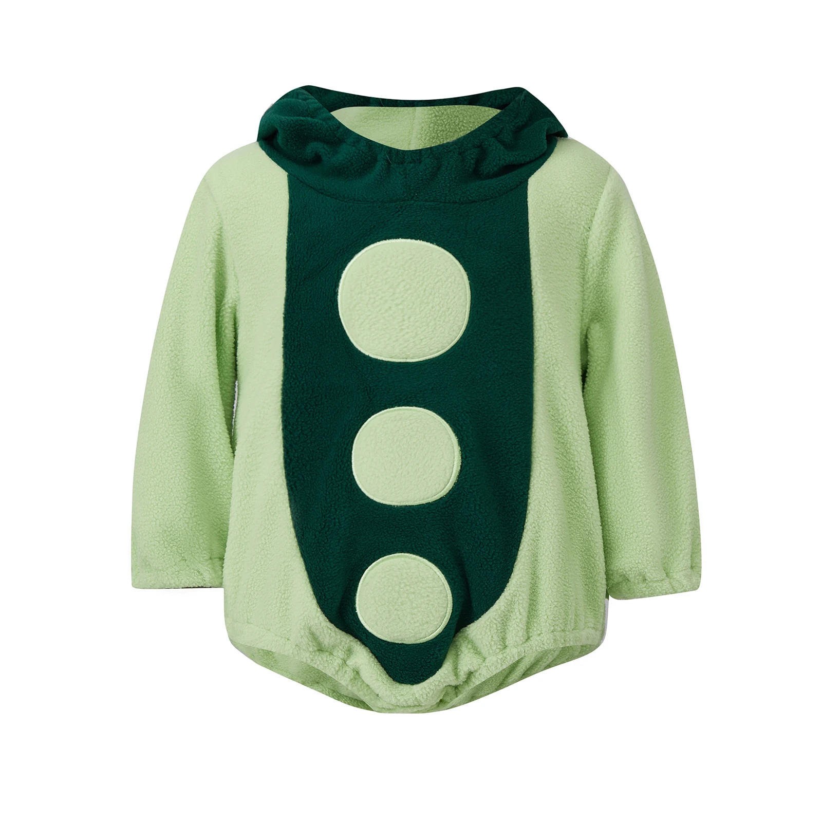 

Костюмы Tregren для маленьких мальчиков и девочек на Хэллоуин, флисовый комбинезон с капюшоном, контрастный комбинезон с длинными рукавами, одежда для новорожденных