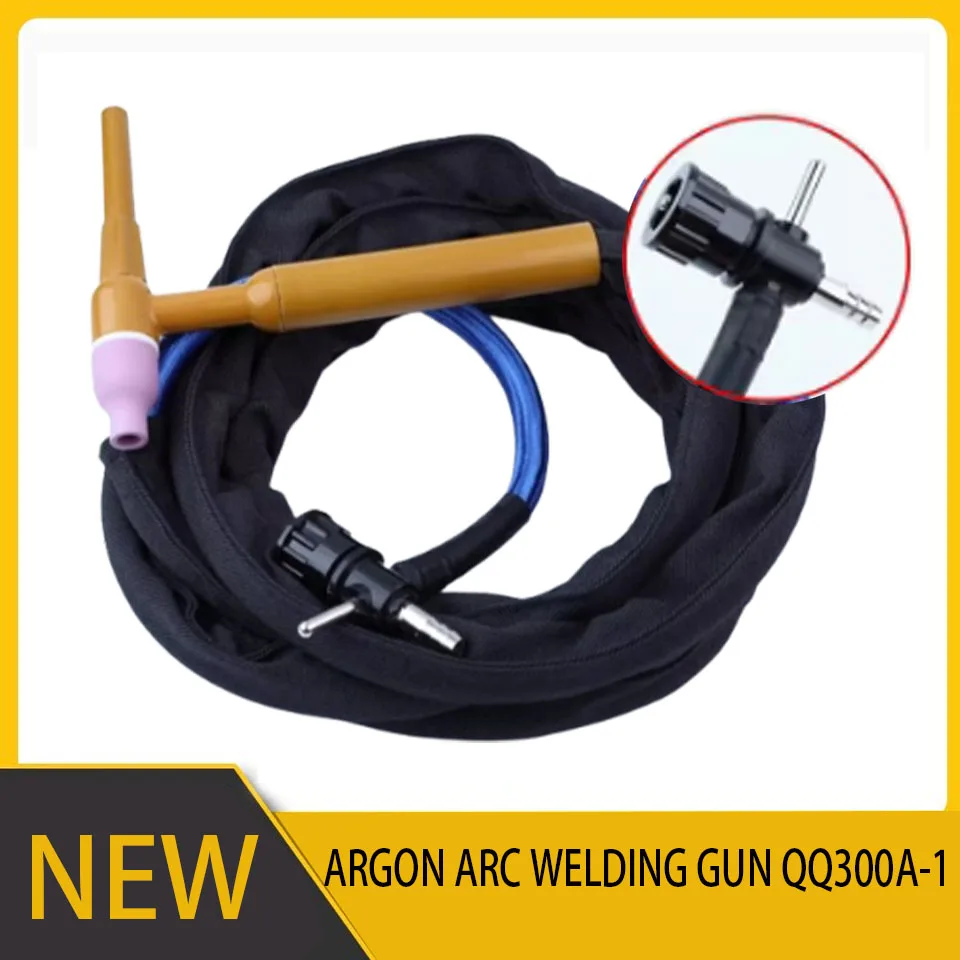 Brand New Argon Arc Welding Gun Qq300a-1 Arc Gun Welding Handle Line Cross Valve Joint Simple Welding Gun Soil Gun Soil Handle