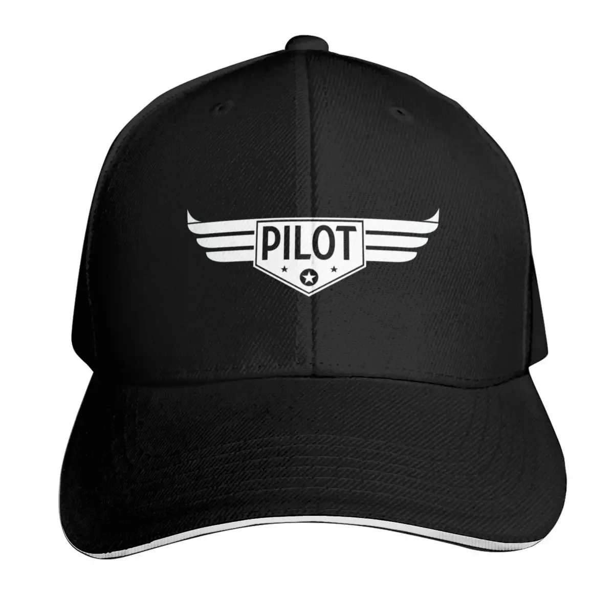 Pilot wings logo. Baseball Cap Gift for Him Her Casual Daily Wear Quick Dry Performance