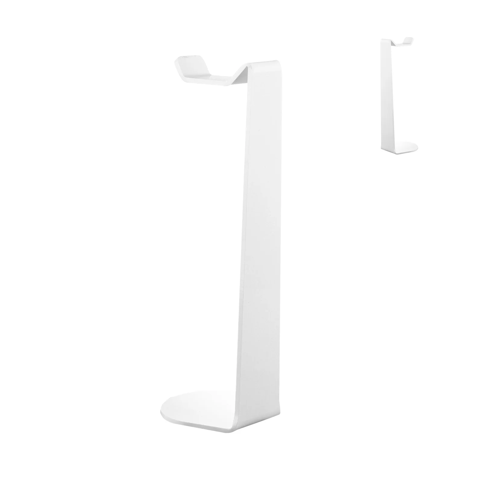 Universal Acryl Kopfhörer Halter Rack Desktop Ständer Flache Basis Stabile Haken für Headsets Kopfhörer Rack Weiß Kopfhörer Halter