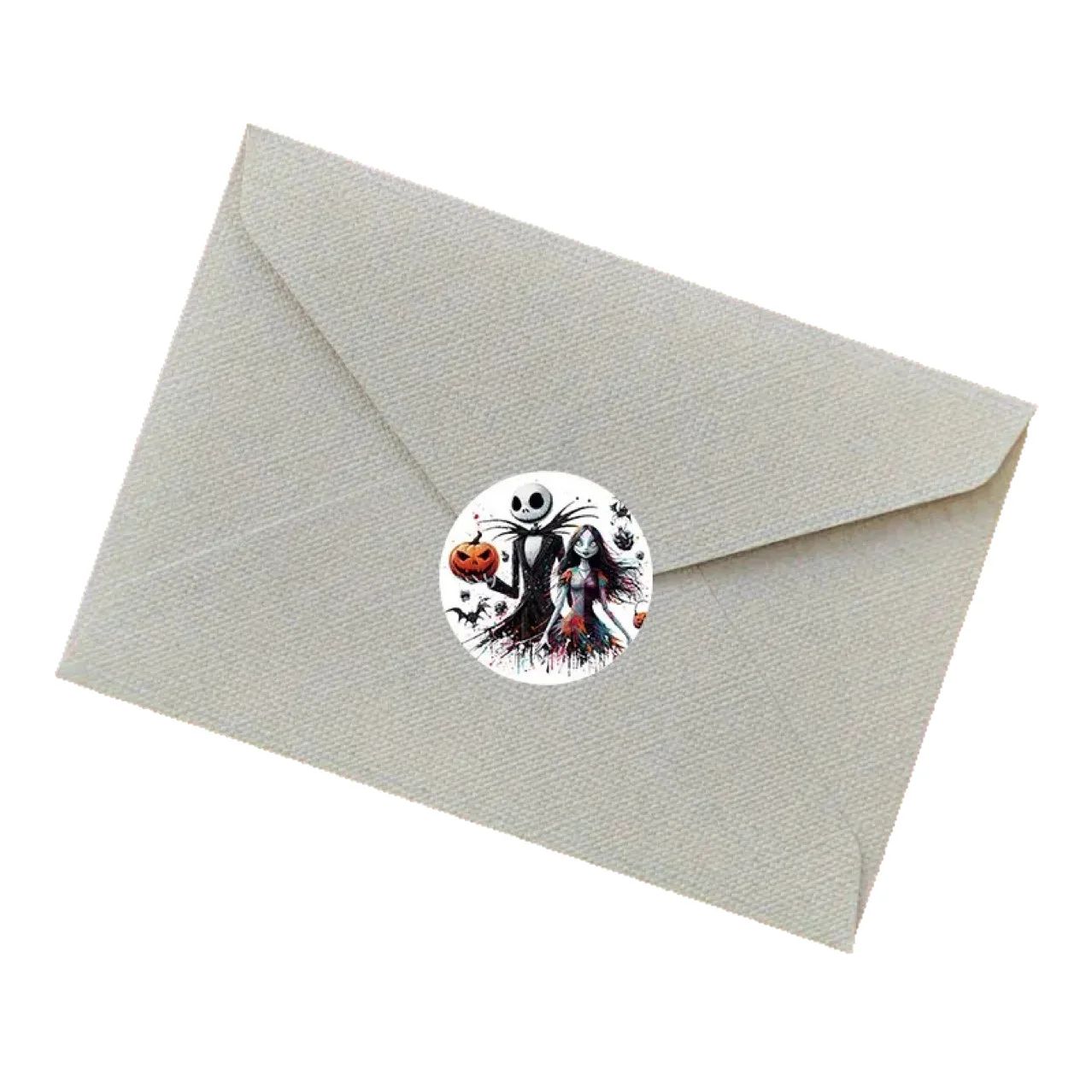 500pcs/Roll 크리스마스 전의 악몽 씰링 스티커 DIY PVC 노트북 데칼 장식 보상 선물 장난감
