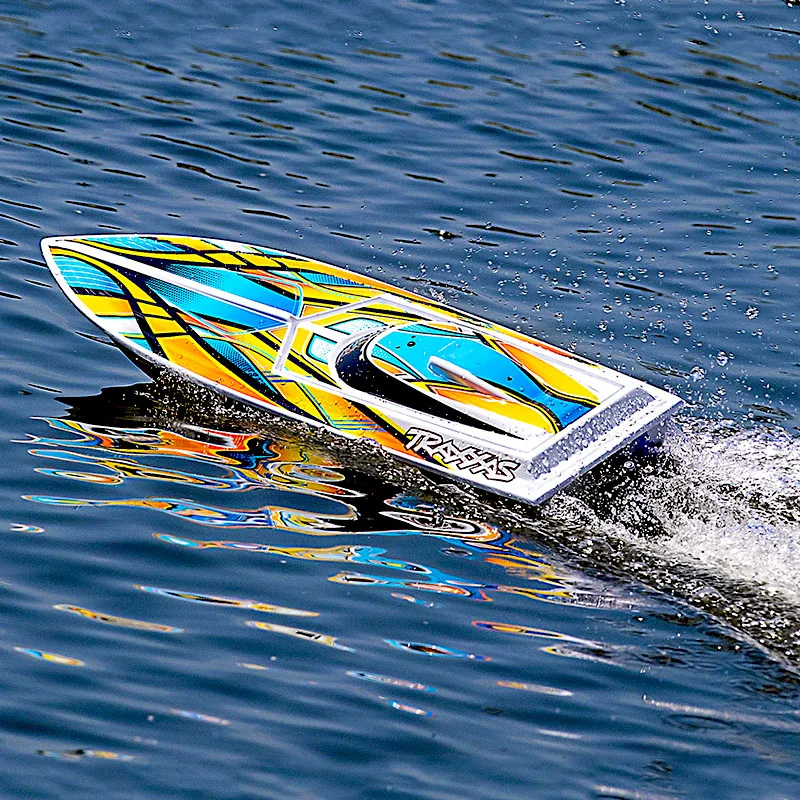 Remote Control O Boat Racing Model Electric Speedboat Toy TRAXXAS RC Boat Model Yacht Finished Boat Model