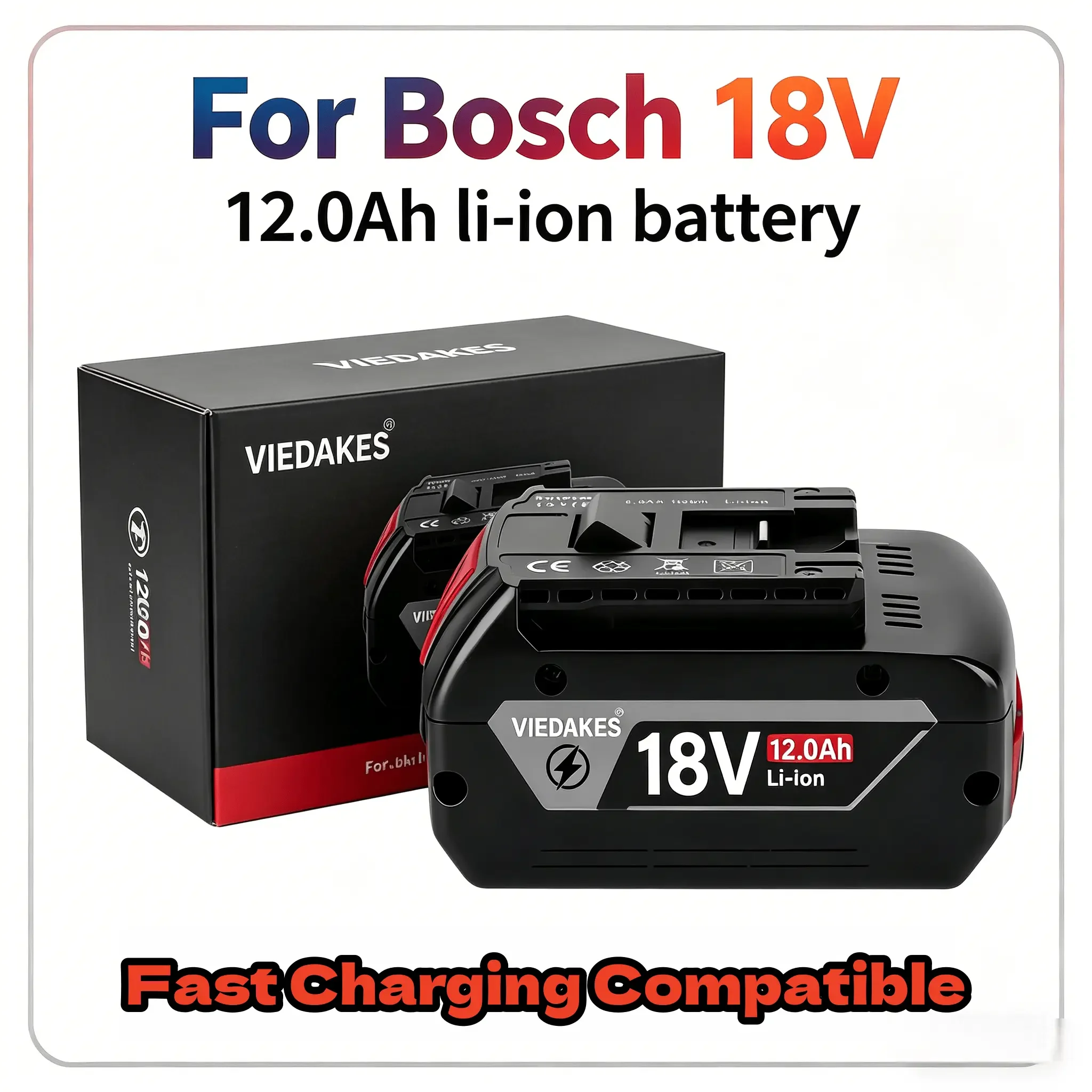 

For Bosch 18V Battery Super Endurance BAT620G Heavy Duty Working Anti Short Circuit for bosch battery Akumulator for bosch 18v