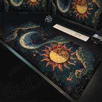 HD Printing Large Size Landscape Moon Mouse Pad Desk Mat for Office Gaming Mousepad Decoration Non-slip Comfort Rubber Desk Mats