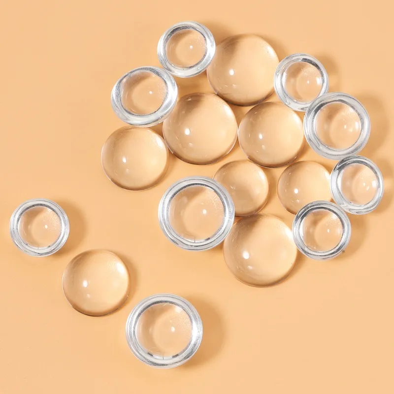 

Круглое прозрачное стеклянное кольцо с полукруглым интерфейсом, мозаика, украшенное вручную ювелирные аксессуары своими руками