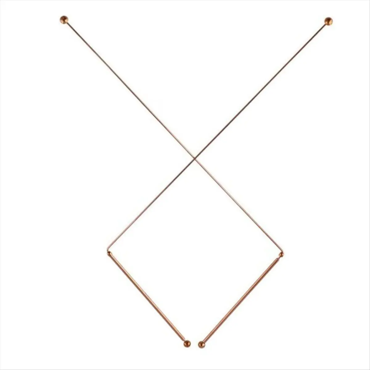 

A20I Copper Metal Detector Rod Positioning Rod for Water Treasure Finding Tools Divination Searching Detector Probing Rod
