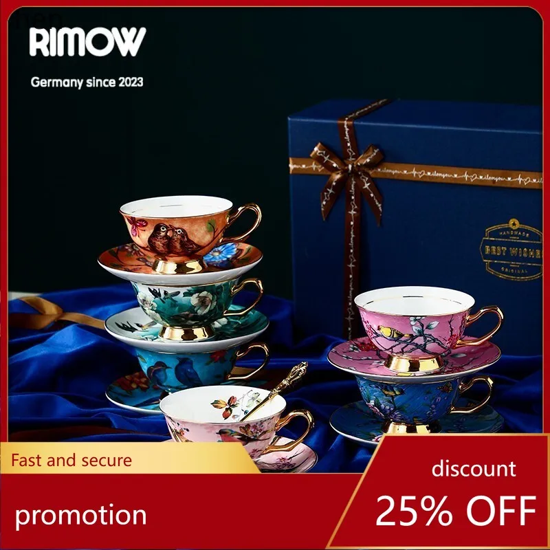

YFY coffee cup exquisite bone china cup high-end british afternoon tea tea set gift box