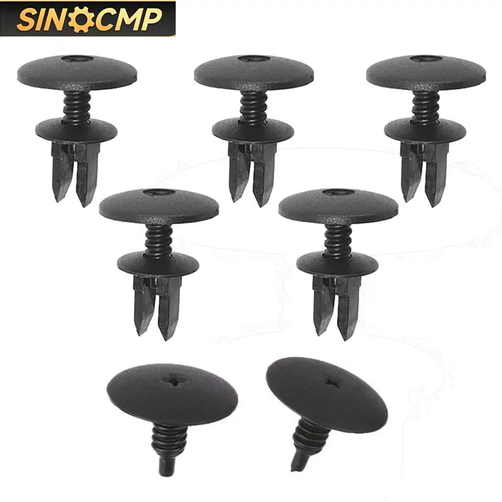 

Зажим для лотка от дождя, дефлекторная панель, обшивка, зажим для гольфа Mk3 Vr6 Gti, внутренние детали, автомобильные детали, 7 шт.