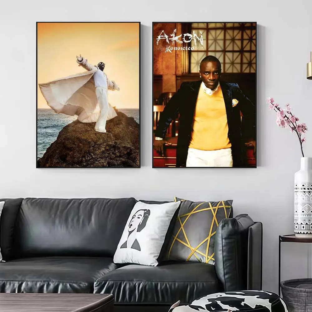 A-Akon BEAUTIFUL DAY Peelable Self-adhesive Poster Stickers Are Suitable For Frameless Wall Decoration In A Room