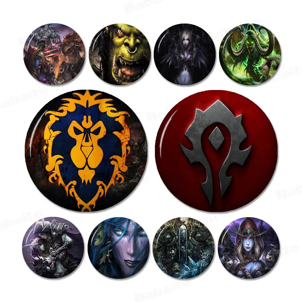World of Warcraft 58mm Animals Funny Brooches Badge Backpack Clothes Gift Accessory
