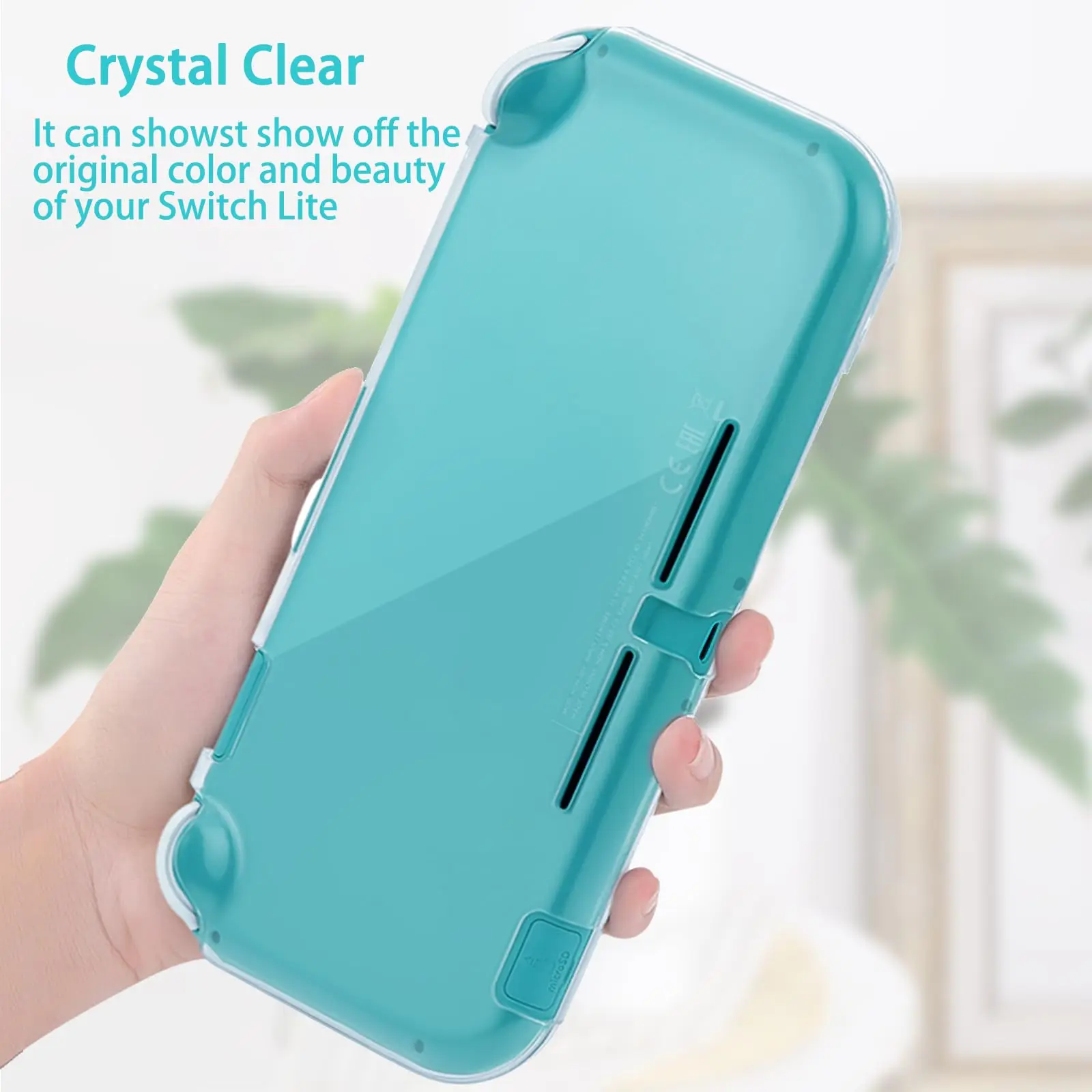 Przezroczysta miękka obudowa TPU do konsoli do gier Nintend Switch Lite Ochronny, trwały ochraniacz na akcesoria Switch Lite — zdjęcie 6